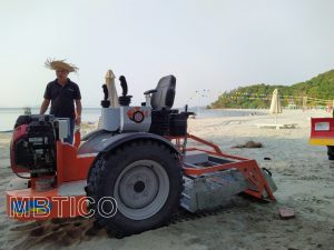 máy lọc rác bãi biển